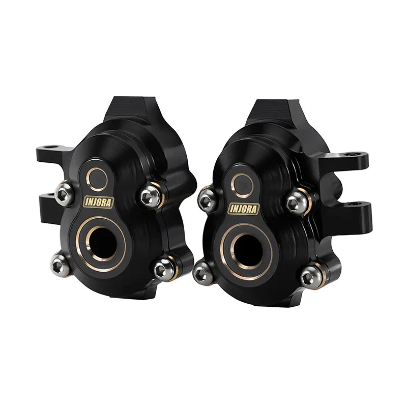 INJORA Brass Front Outer Portal Housings Steering Knuckles For 1/18 Redcat Ascent18 - HeliDirect
