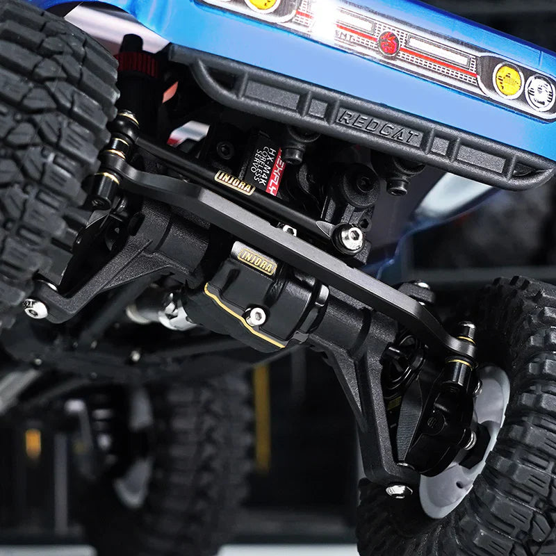 INJORA Brass Front Rear Diff Covers For 1/18 Redcat Ascent18 - HeliDirect