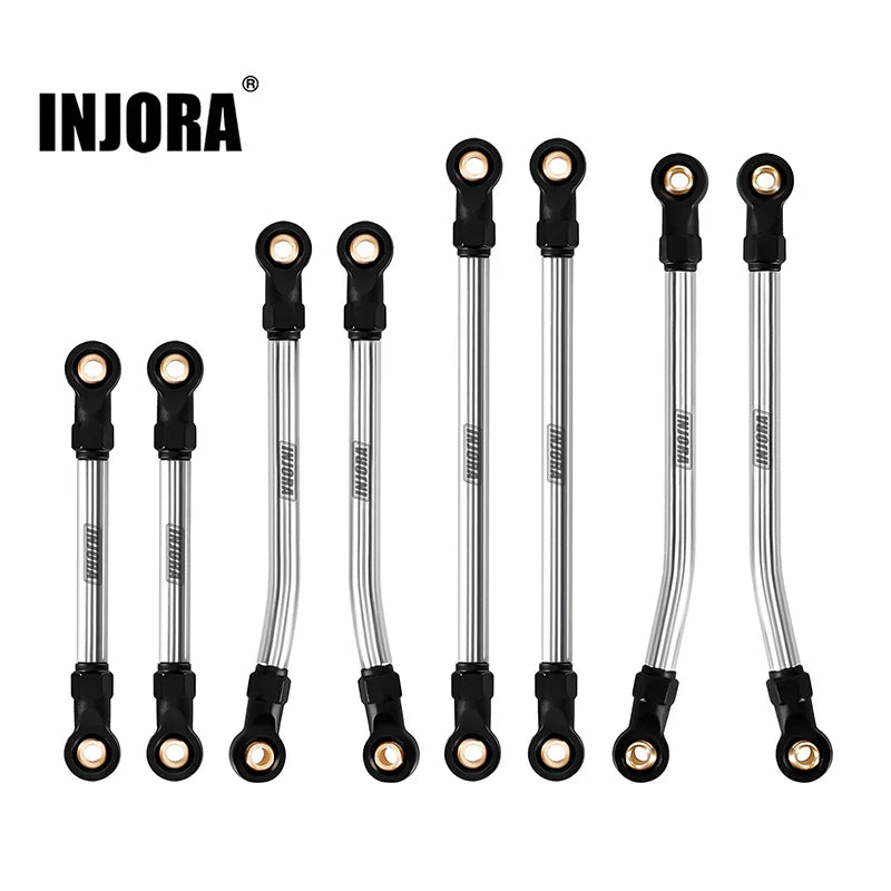 INJORA Stainless Steel High Clearance Links For 1/18 Redcat Ascent18 - HeliDirect
