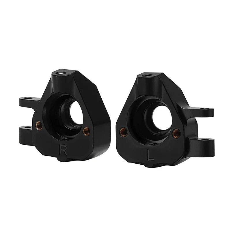 INJORA Black Coating Brass Steering Knuckles for 1/32 Redcat Ascent-32