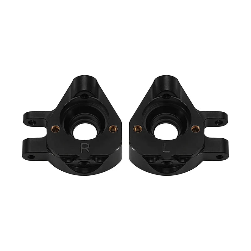INJORA Black Coating Brass Steering Knuckles for 1/32 Redcat Ascent-32