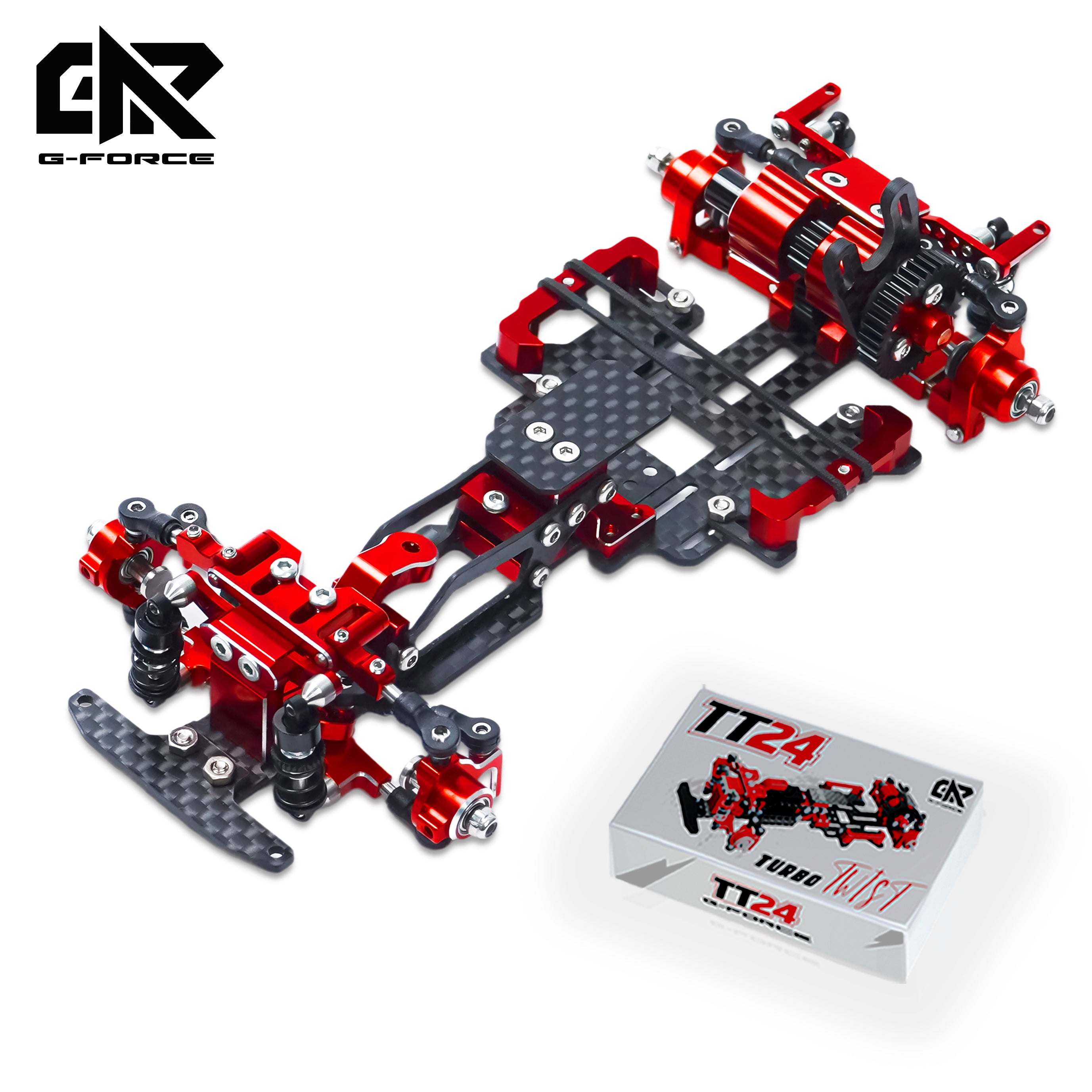G-Force TT24 1/24 Full CNC Aluminum drift chassis