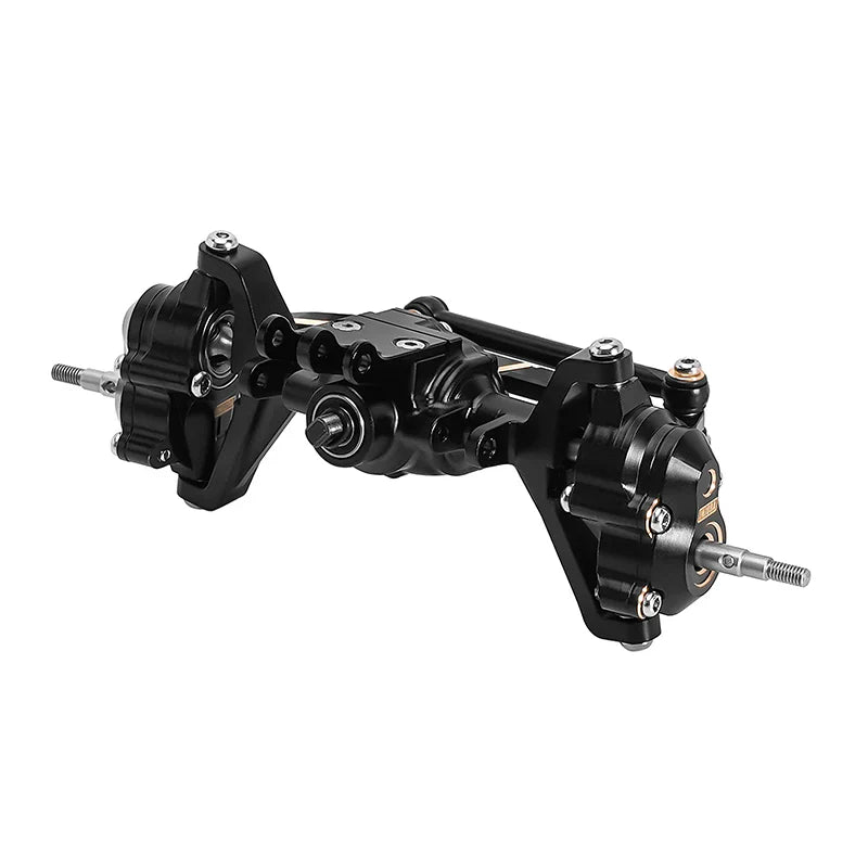 INJORA Brass & Aluminum Complete Portal Front & Rear Axles  for 1/18 Redcat Ascent-18