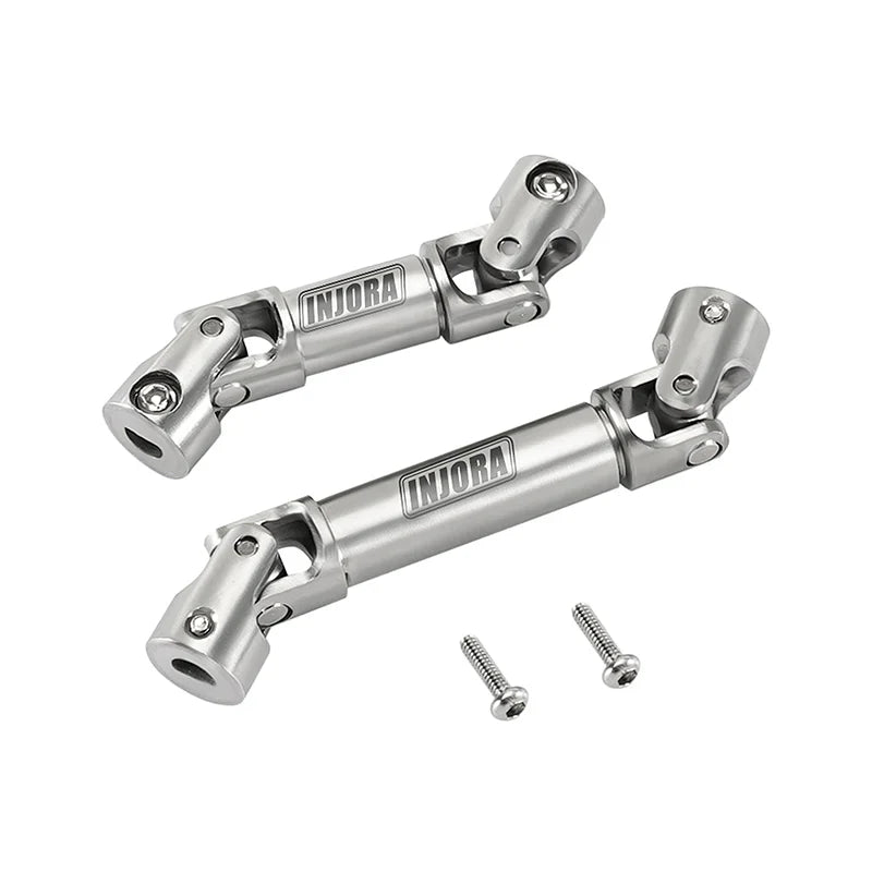 INJORA Stainless Steel Drive Shafts For 1/24 FMS FCX24M