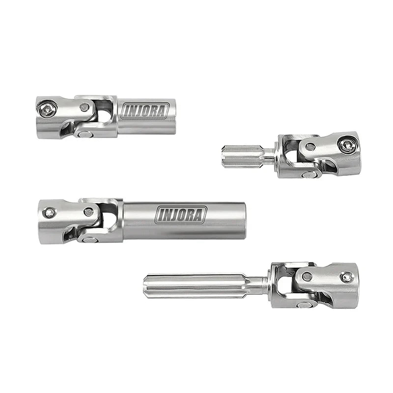 INJORA Stainless Steel Drive Shafts For 1/24 FMS FCX24M