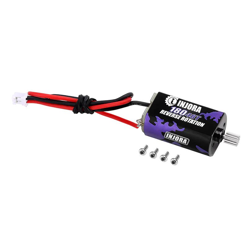 INJORA 180 Brushed 48T Motor with Steel Pinion for 1/18 HPI Venture 18