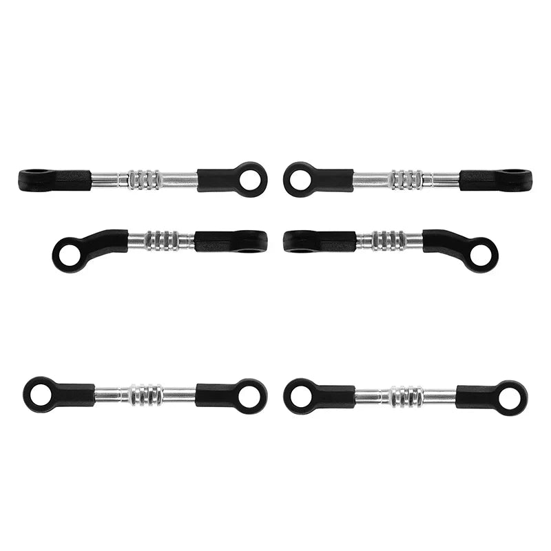 INJORA Adjustable Stainless Steel Links Set for 1/24 Losi Micro-B