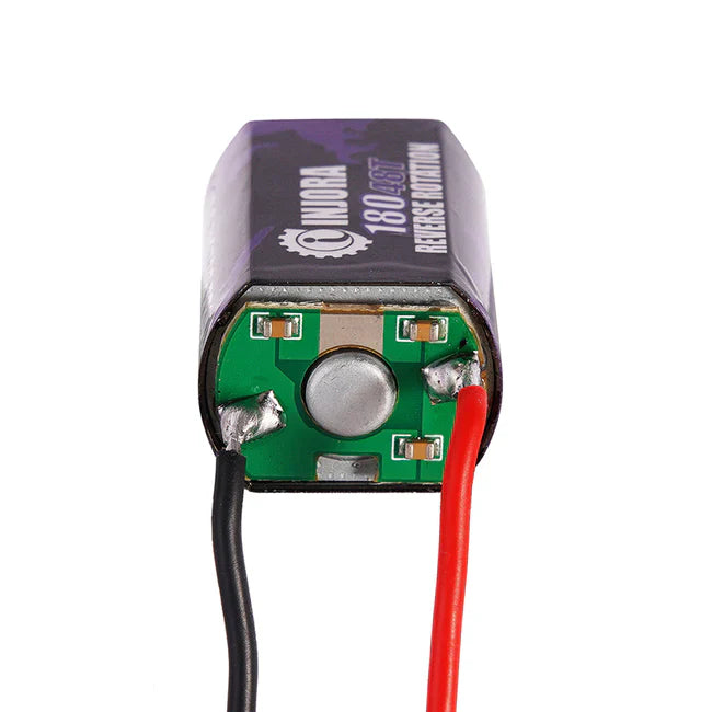 INJORA 180 PRO Brushed 48T Purple Motor with Steel Pinion for 1/18 TRX4M (INM11) - HeliDirect