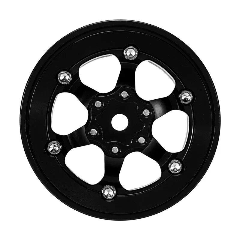 INJORA 1.3" -5.25mm Offset Aluminium Beadlock Wheels for 1/24 1/18 RC Crawler (W1313)