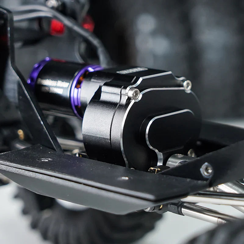 INJORA CNC Aluminum Complete 24/1 (Underdrive 45.83%) Transmission for 1/18 Redcat Ascent-18