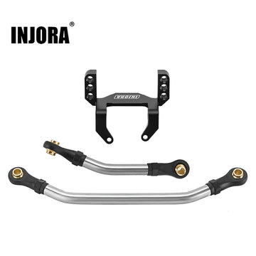 INJORA Lay Down Servo Mount With Steering Links For 1/18 TRX4M Stock Length Axles - HeliDirect