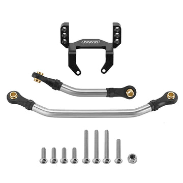 INJORA Lay Down Servo Mount With Steering Links For 1/18 TRX4M Stock Length Axles - HeliDirect