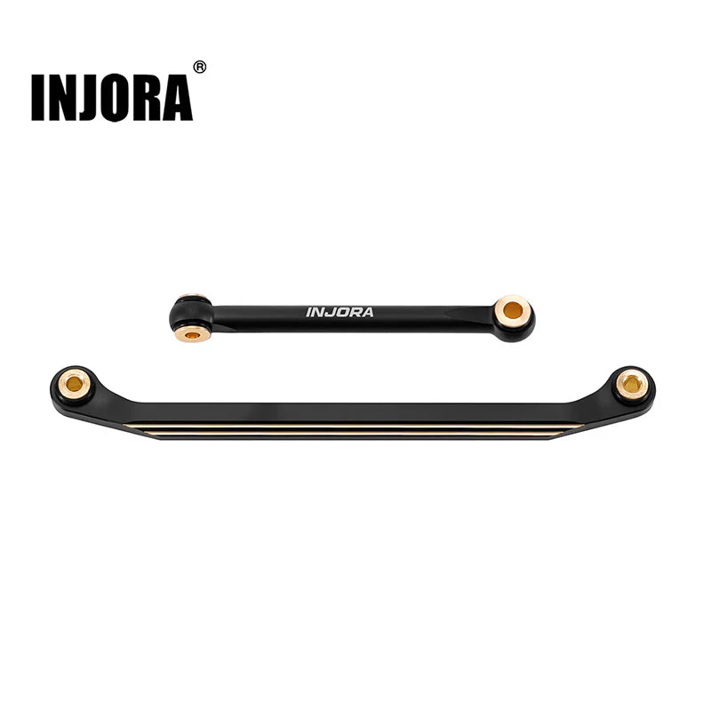 INJORA Black Brass Steering Links for 1/18 Redcat Ascent-18 & Scout II APEX