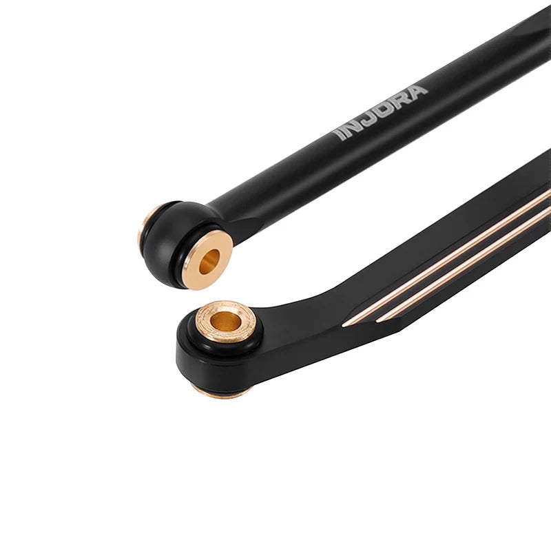 INJORA Black Brass Steering Links for 1/18 Redcat Ascent-18 & Scout II APEX