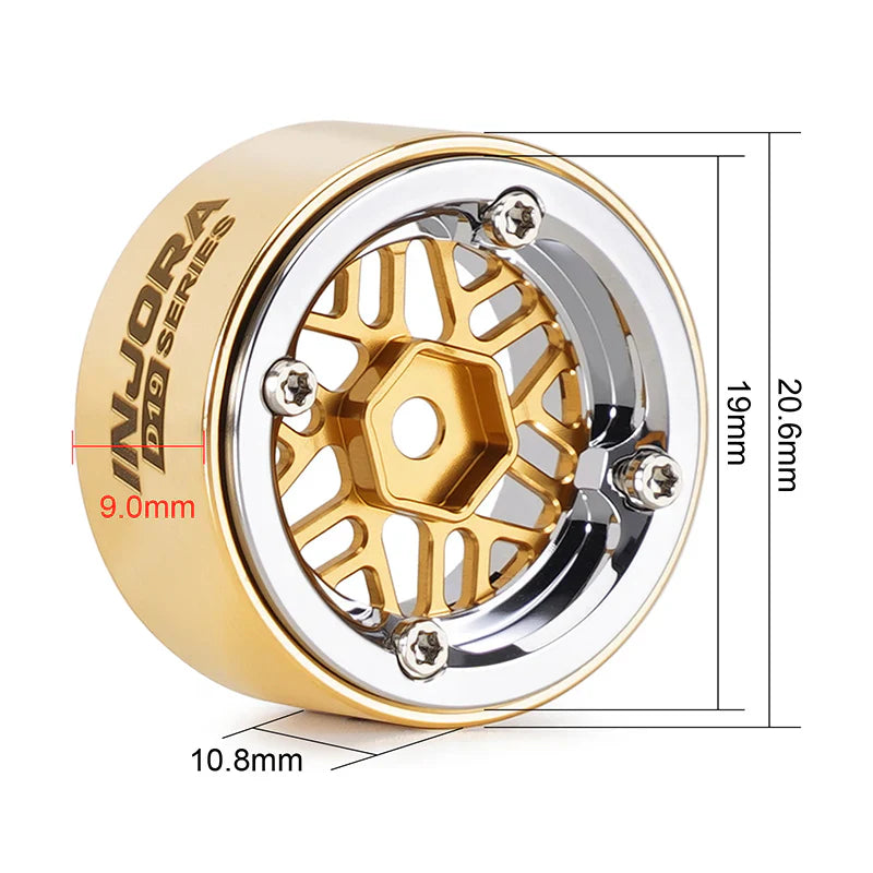 INJORA 0.7" D19 ModuWheel for 1/30 SCX30 1/32 Ascent-32 (MW7012)