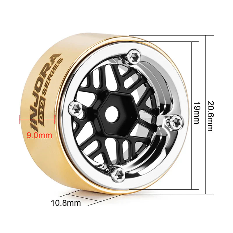 INJORA 0.7" D19 ModuWheel for 1/30 SCX30 1/32 Ascent-32 (MW7012)