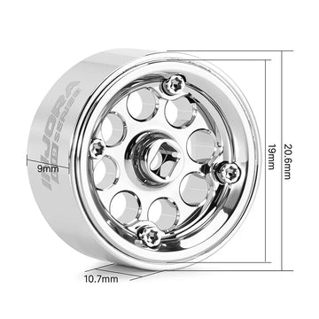 INJORA 0.7" D19 Aluminum Wheels for 1/30 SCX30 (W7013)