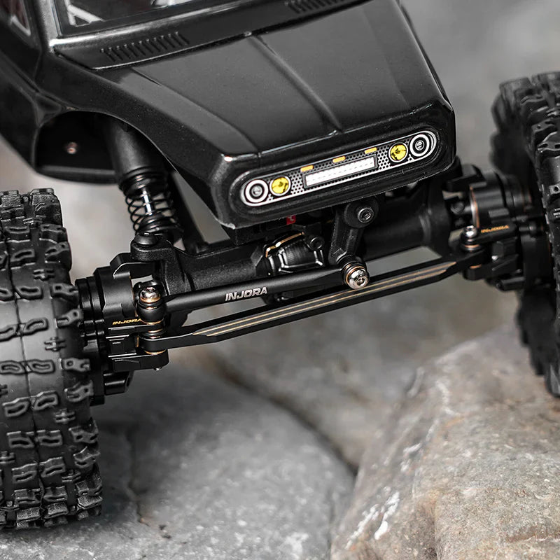 INJORA Black Brass Steering Links for 1/18 Redcat Ascent-18 & Scout II APEX