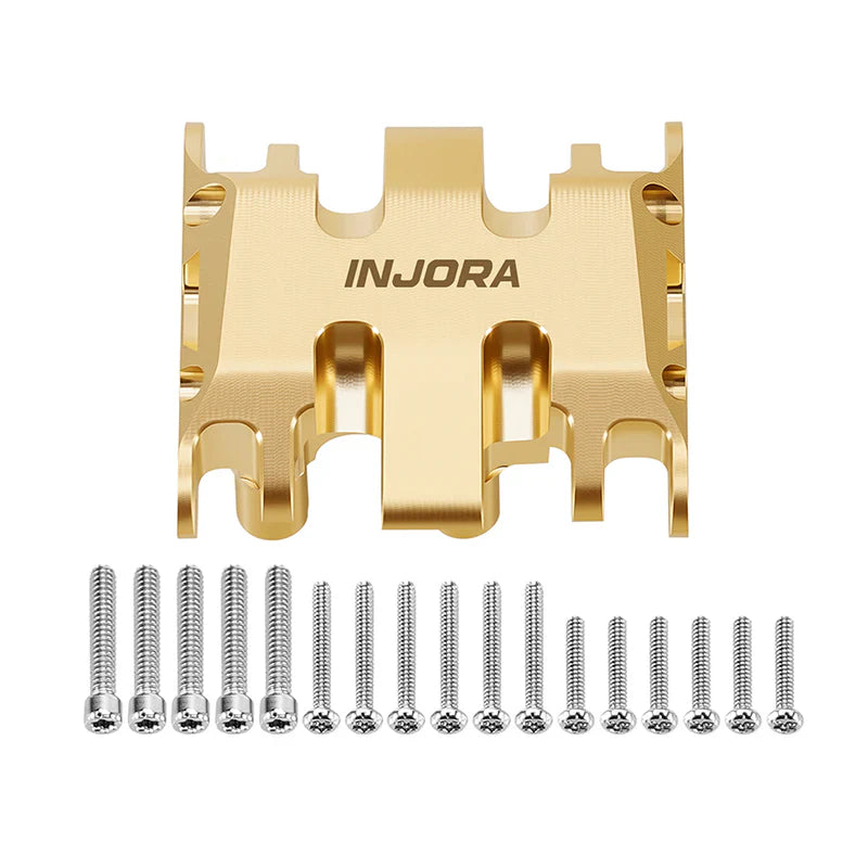 INJORA Brass Skid Plate for 1/30 Axial SCX30