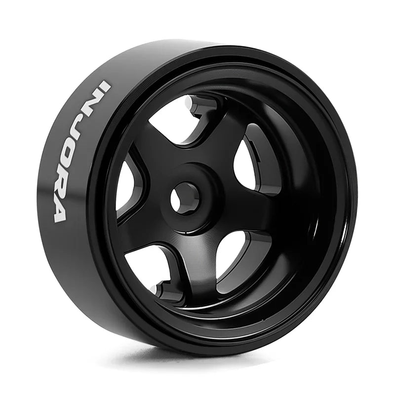 INJORA 0.7" 5-Spoke Aluminum Wheels for 1/30 SCX30
