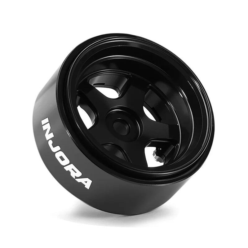 INJORA 0.7" 5-Spoke Aluminum Wheels for 1/30 SCX30
