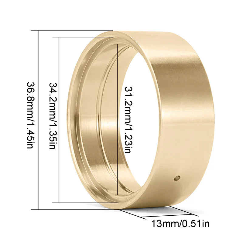 INJORA 27g/Pcs Brass Inner Rings For INJORA 1.3" Wheels - HeliDirect