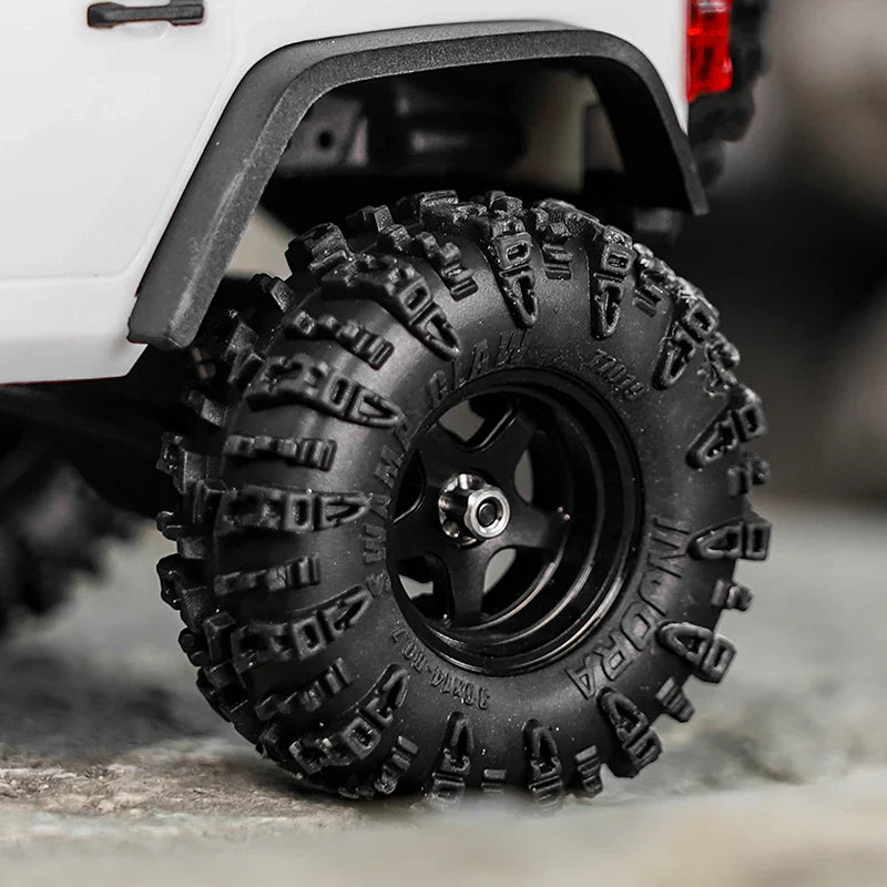 INJORA 0.7" 5-Spoke Aluminum Wheels for 1/30 SCX30