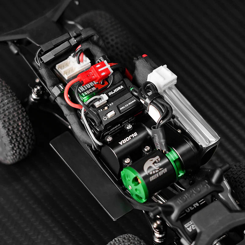 INJORA MBL32-NANO Brushless ESC & 1621 Green Viper Motor for 1/30 SCX30