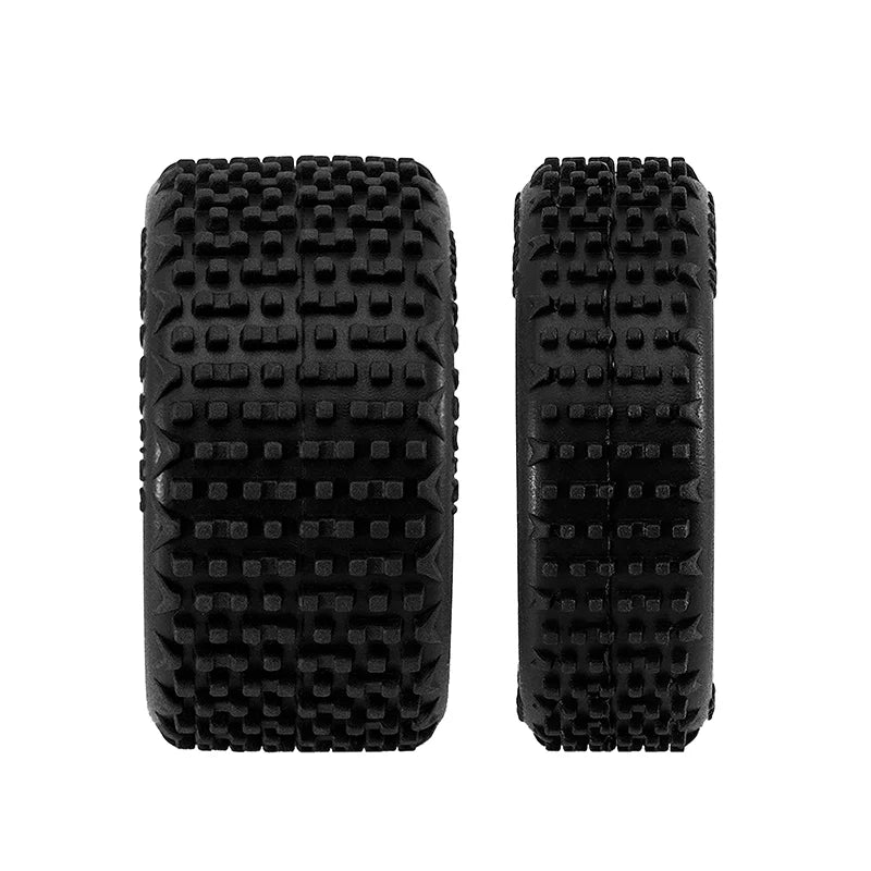 INJORA Pre-mounted Pin Buggy Tires & Wheels for 1/24 Losi Micro-B