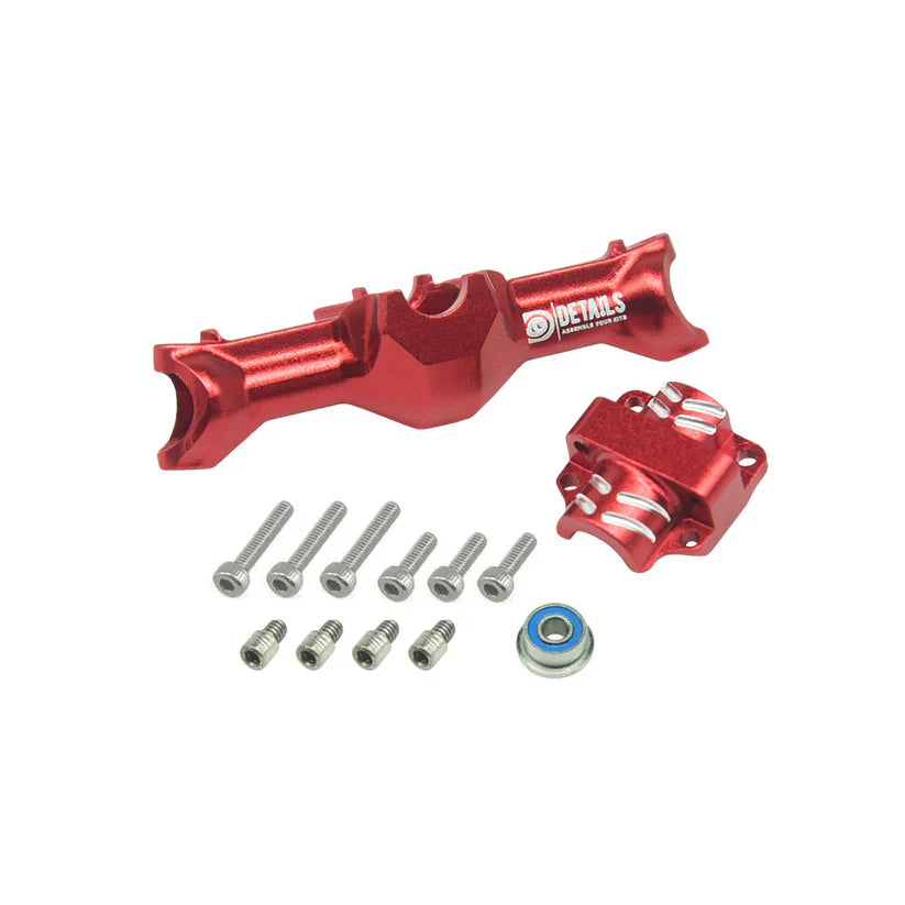 Aluminum Front Axle with Cover for SCX30 Cars Upgrade Parts