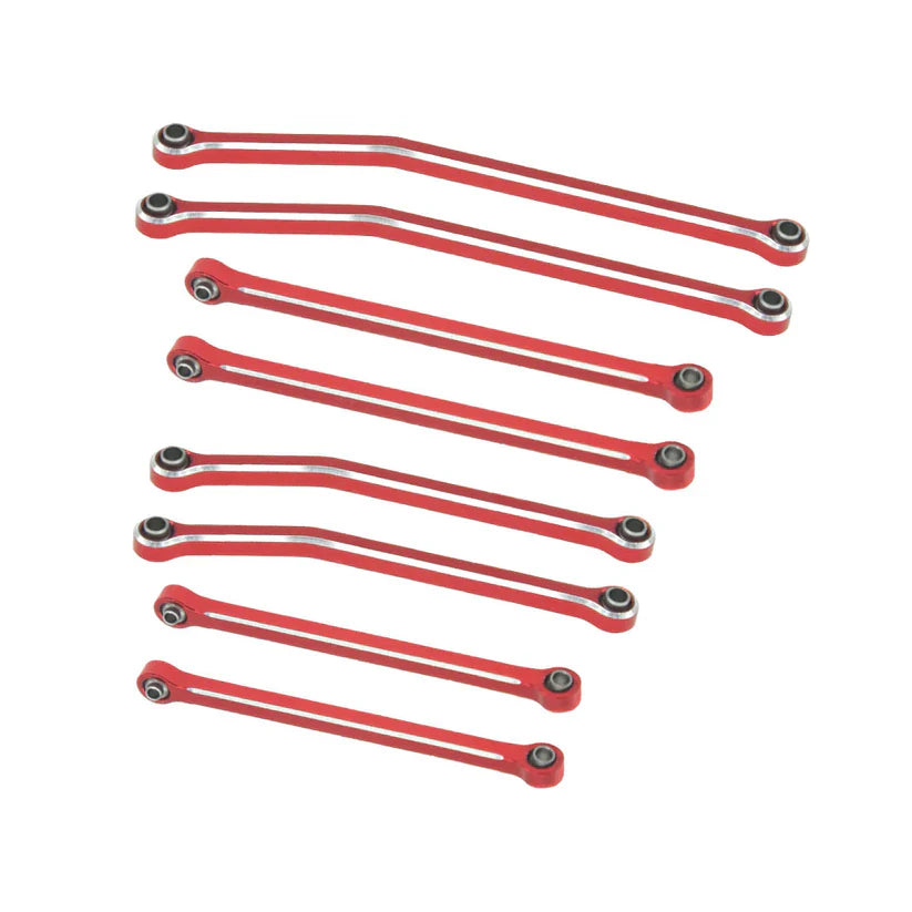 Aluminum Skid Link Rods for SCX30 Cars Upgrade Parts (8pcs/set)