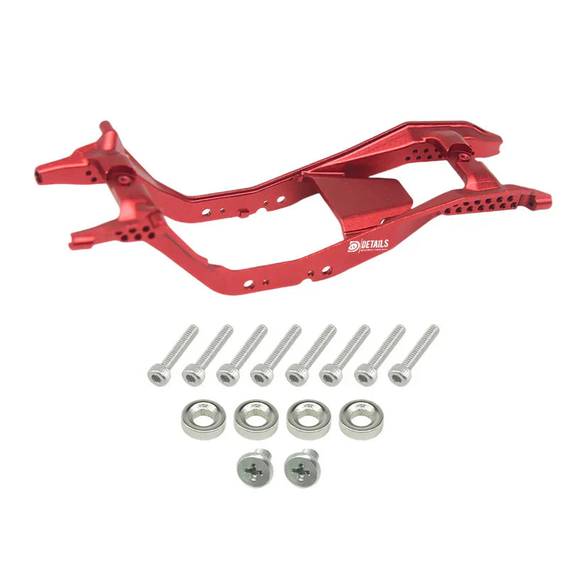 Aluminum Chassis with Magnet Fit Stock Body and DIY Body  for SCX30 Cars Upgrade Parts