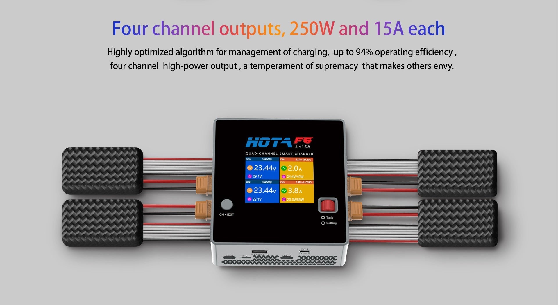 HOTA F6 DC Charger - HeliDirect