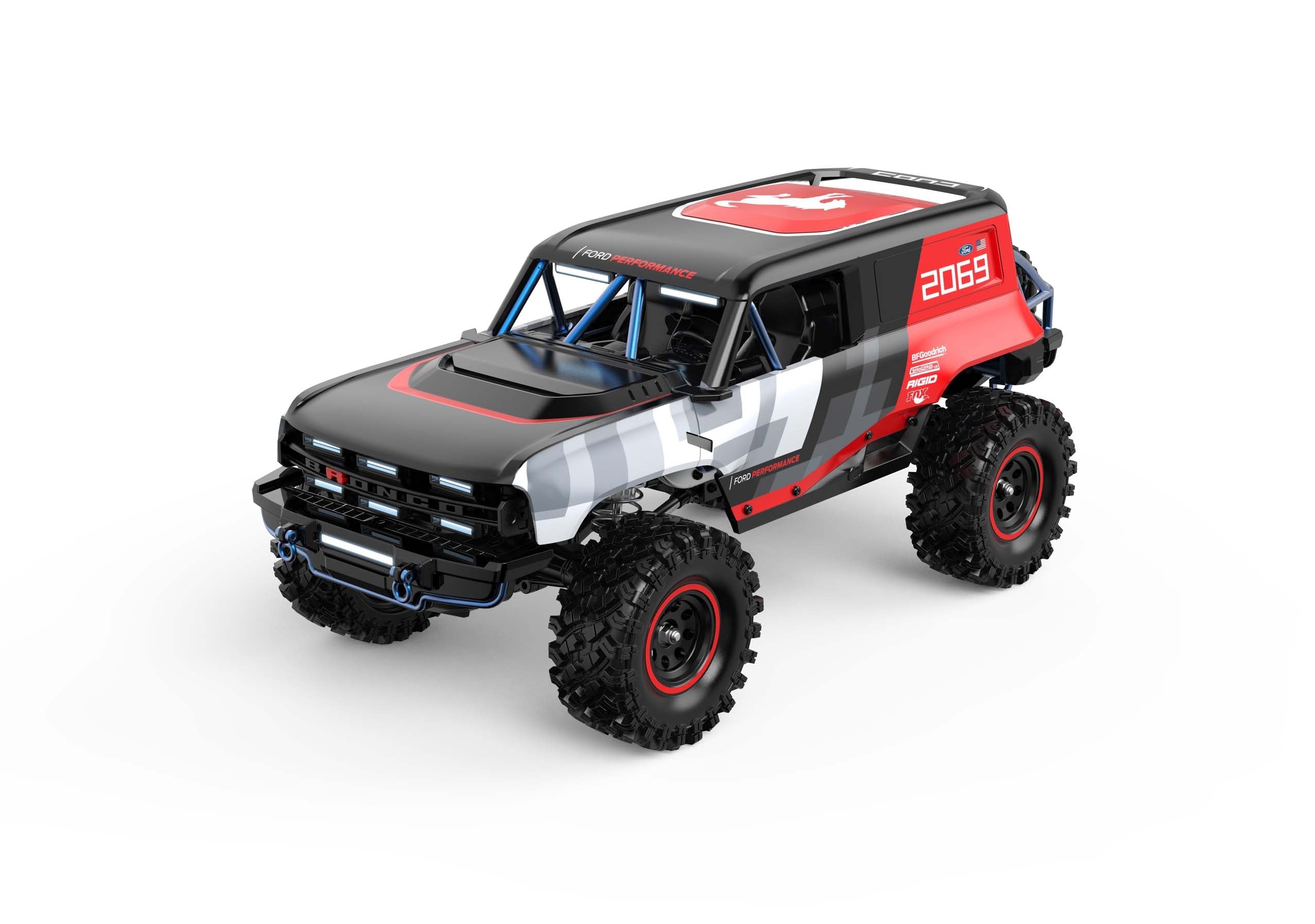 MJX Hyper Go H18P 1:18 RC Car  Licensed Ford Bronco R Baja 1000