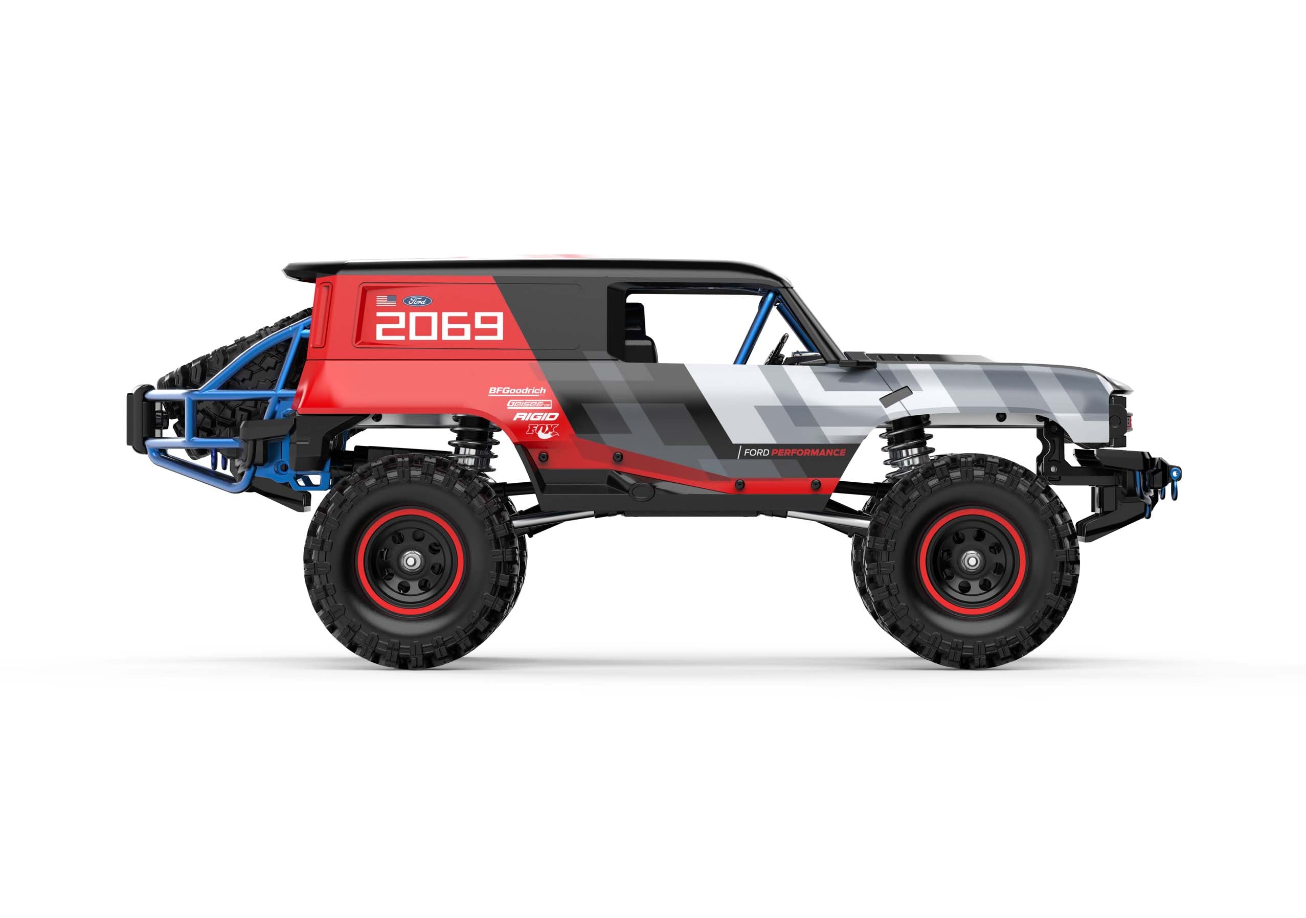 MJX Hyper Go H18P 1:18 RC Car  Licensed Ford Bronco R Baja 1000