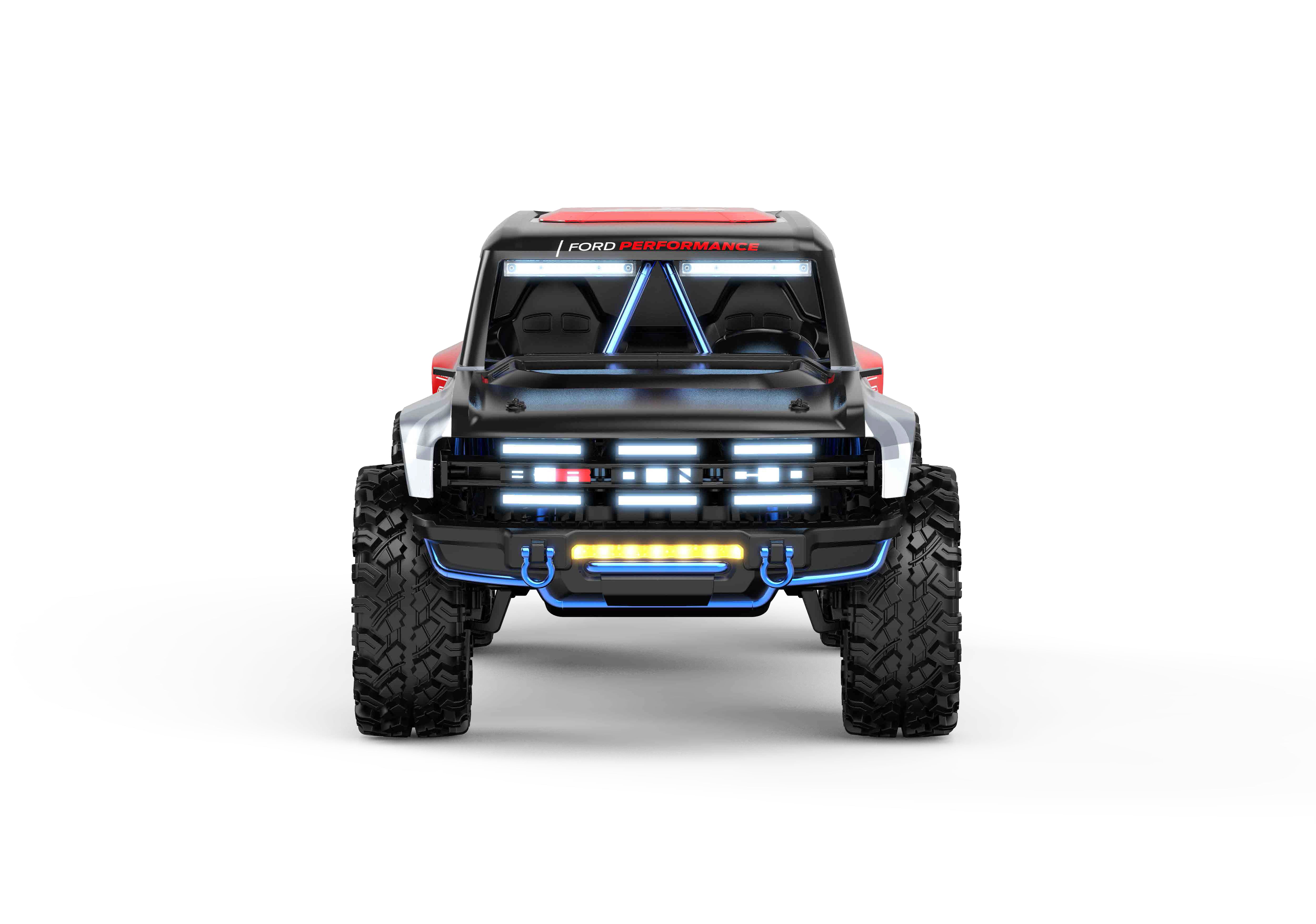 MJX Hyper Go H8PDC 1:8 RC Car  Licensed Ford Bronco R Baja 1000 (Battery & Charger Included)