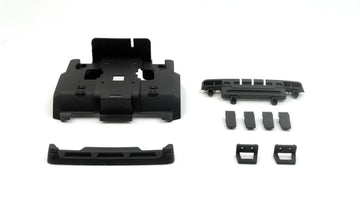 HobbyPlus Flat Bed Body Mount & Grill For 6x6/DK4