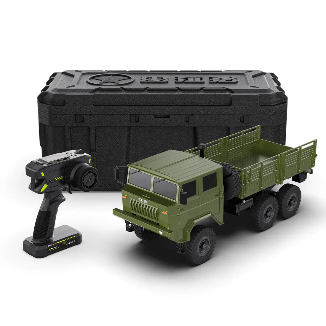 Rlaarlo 1/10 Scale RTR 6X6 Brushless RC Military Trucks HongYan HY6