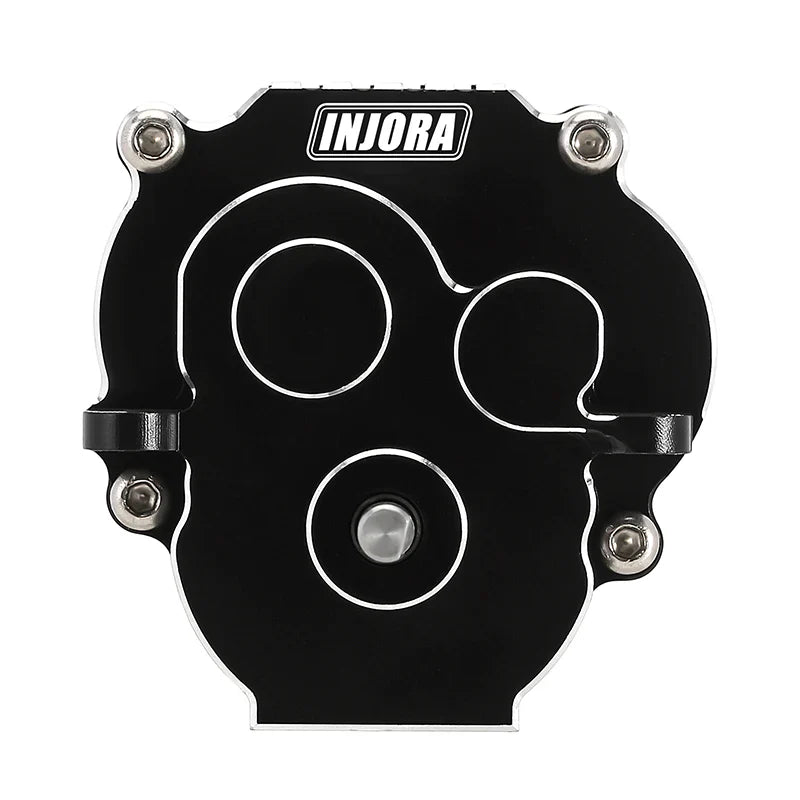 INJORA CNC Aluminum Complete Transmission For 1/18 TRX4M - BLACK - HeliDirect