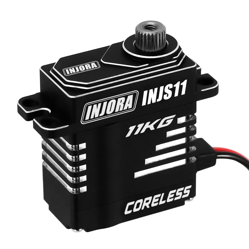 INJORA INJS11 Servo with Brass Servo Mount & Horn for 1/18 Redcat Ascent-18