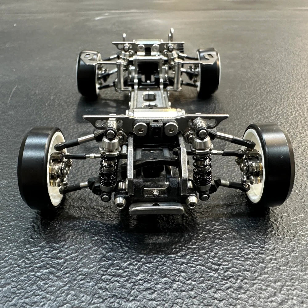 SUPER-G RTS RTS V0 1-24 RWD DRIFT CHASSIS KIT With AGFRC 1.4KG Micro Programmable Coreless Digital RC Servo