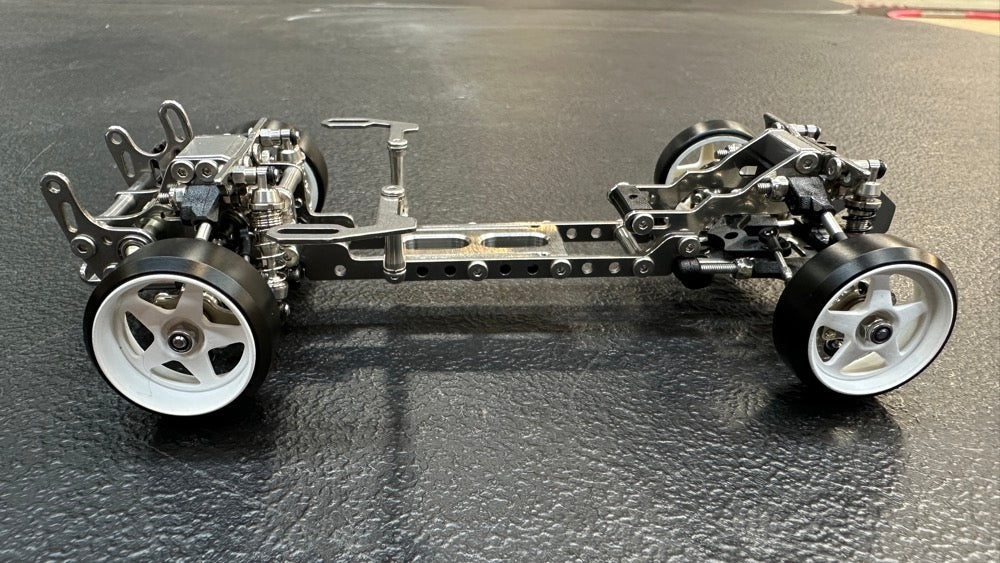SUPER-G RTS RTS V0 1-24 RWD DRIFT CHASSIS KIT With AGFRC 1.4KG Micro Programmable Coreless Digital RC Servo