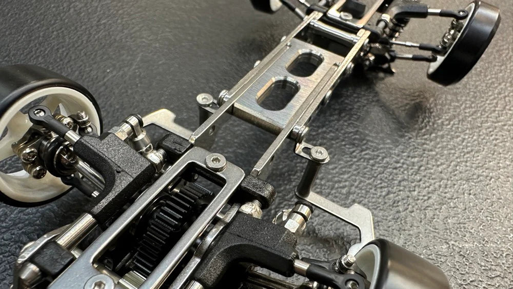 SUPER-G RTS RTS V0 1-24 RWD DRIFT CHASSIS KIT With AGFRC 1.4KG Micro Programmable Coreless Digital RC Servo