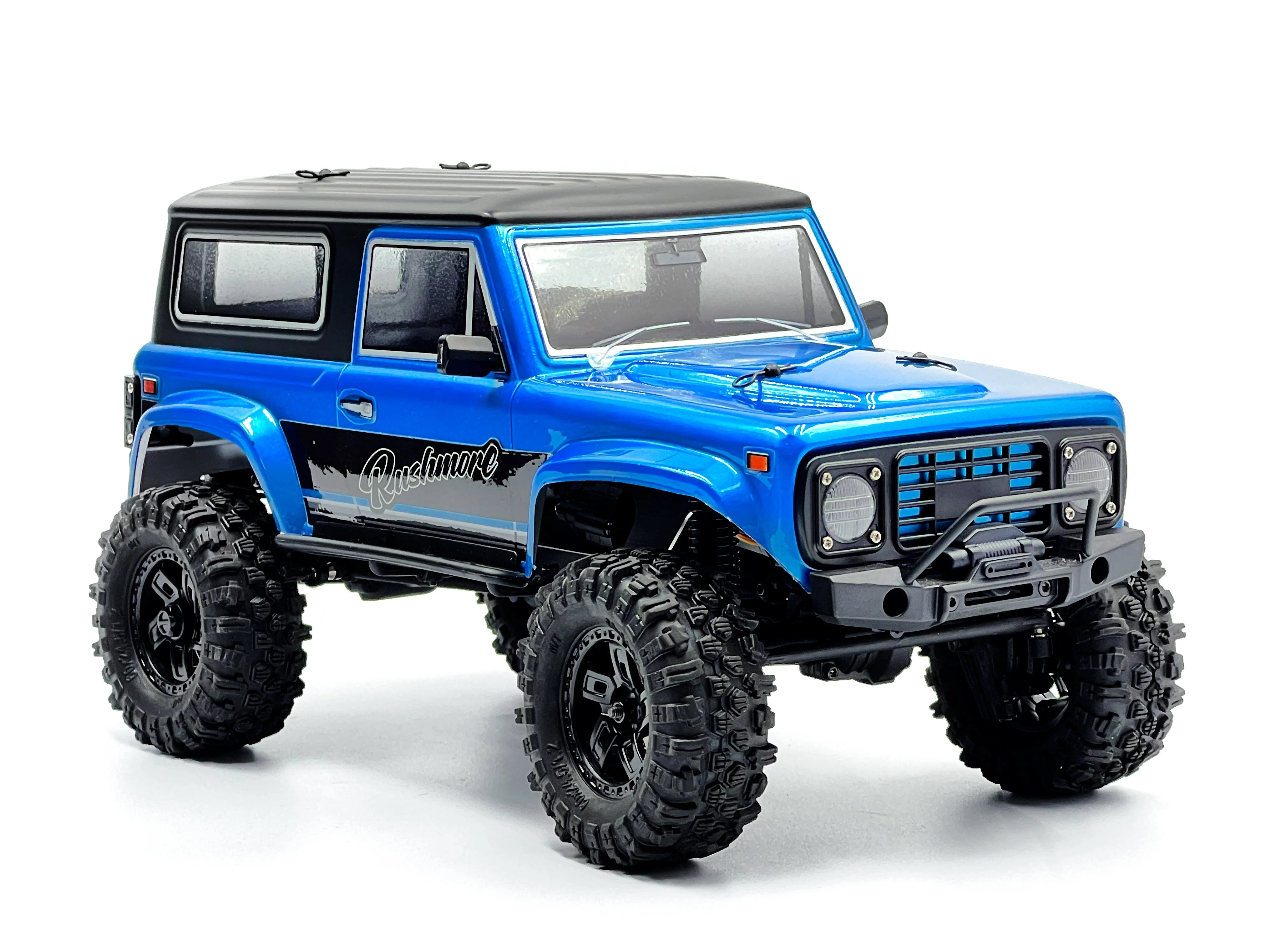 HobbyPlus CR-18P V3 Brushless Rushmore (Metalic Cyan) With TORQ MLS-1024 Premium DIRECT-MOUNT Servo