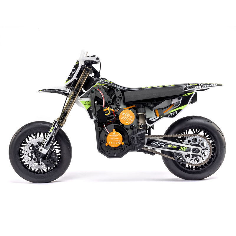 Losi 1/4 Promoto-SM FXR Supermoto Motorcycle RTR Basic - White
