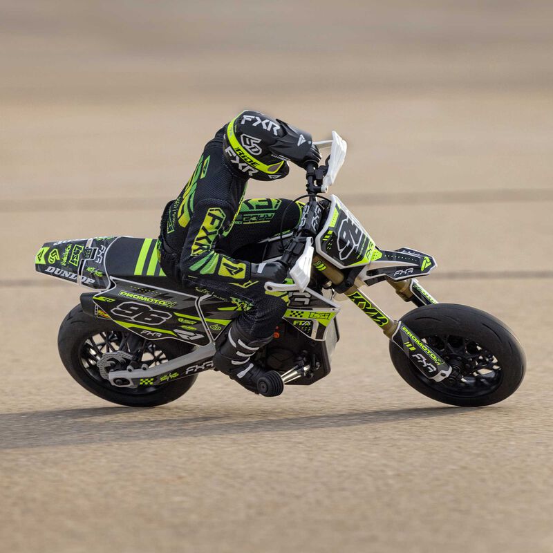 Losi 1/4 Promoto-SM FXR Supermoto Motorcycle RTR Basic - White