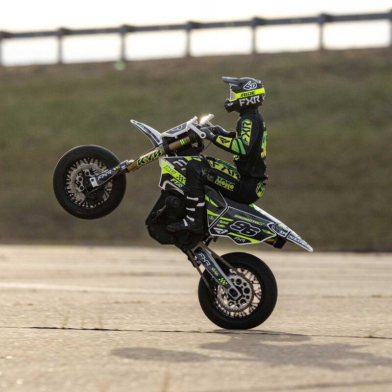 Losi 1/4 Promoto-SM FXR Supermoto Motorcycle RTR Basic - White