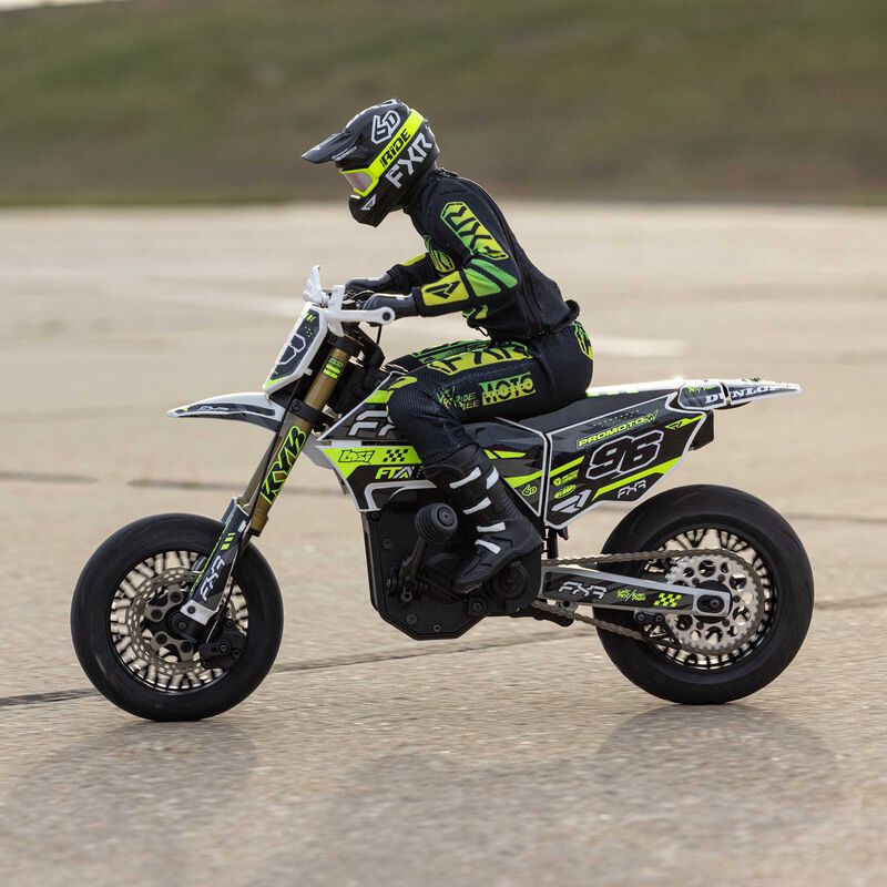 Losi 1/4 Promoto-SM FXR Supermoto Motorcycle RTR Basic - White