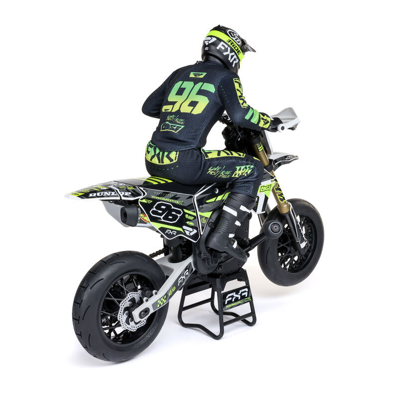 Losi 1/4 Promoto-SM FXR Supermoto Motorcycle RTR Basic - White