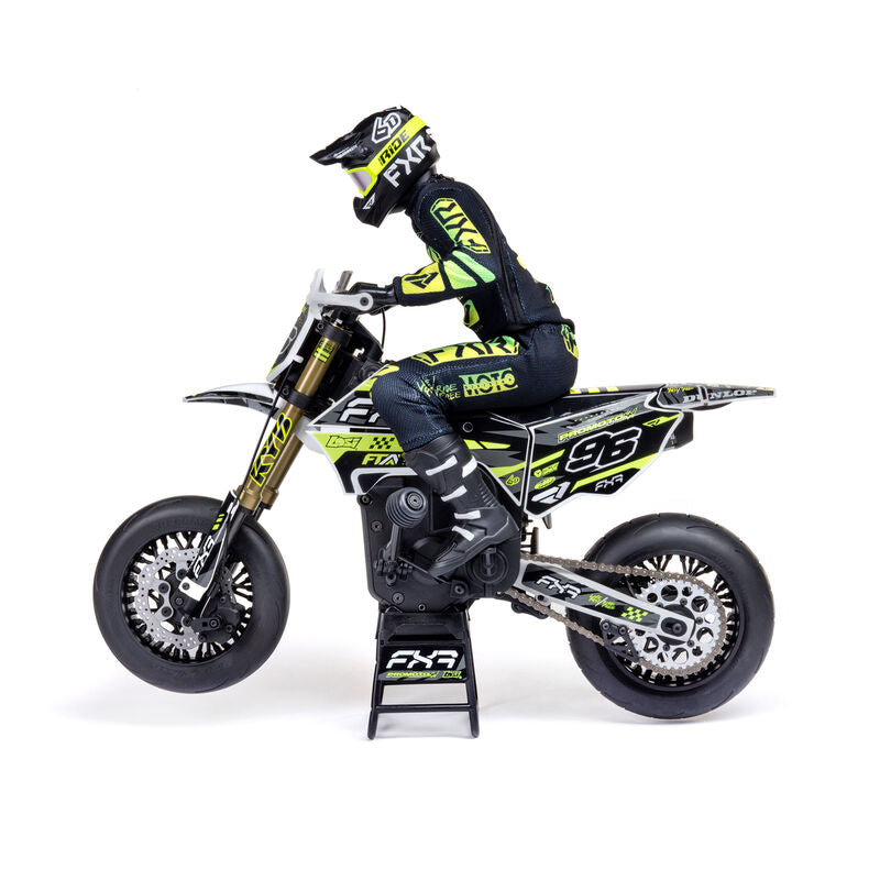 Losi 1/4 Promoto-SM FXR Supermoto Motorcycle RTR Basic - White